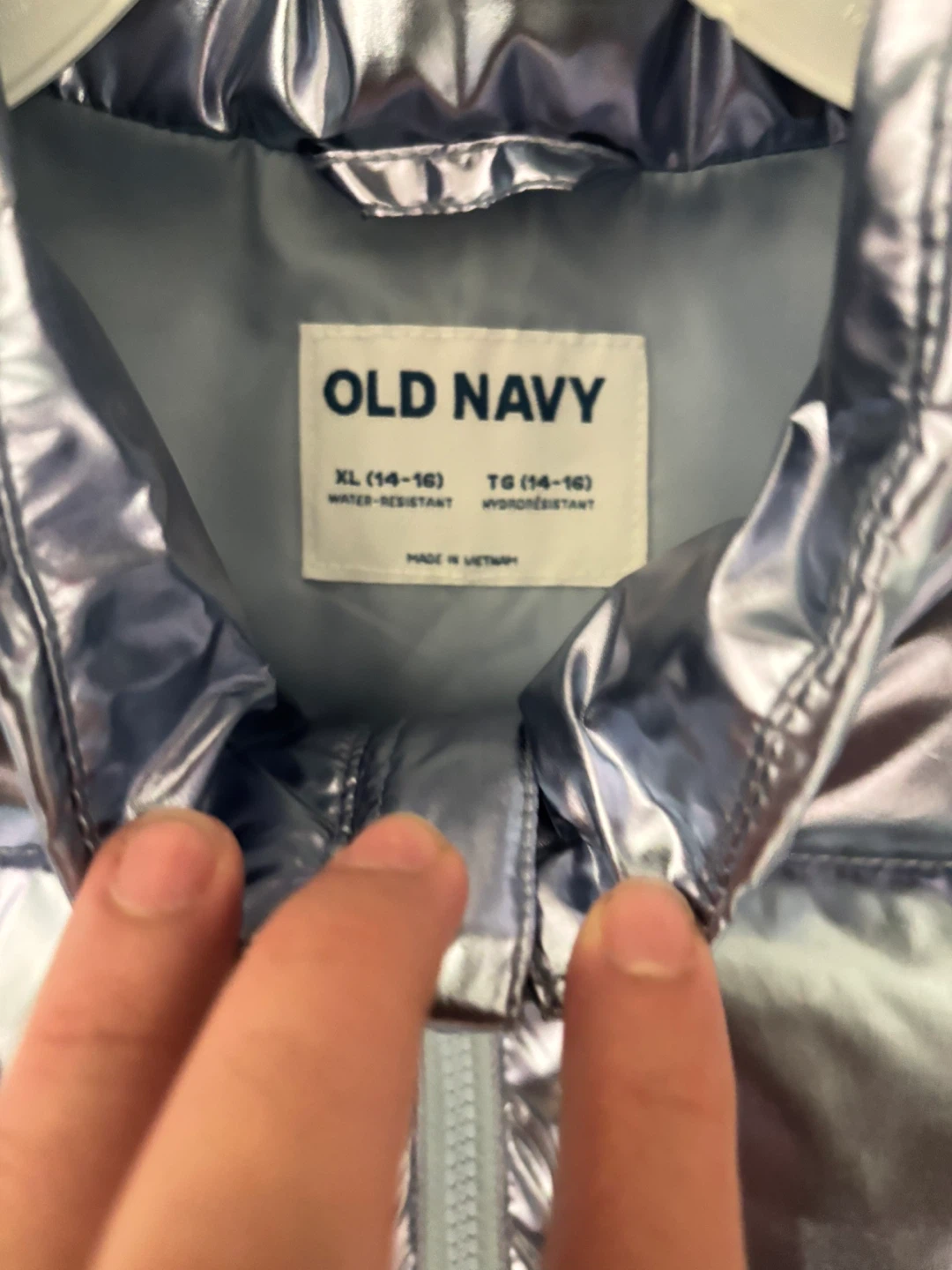 Old Navy Puffer Vest XL (14-16) Water-Resistant - photo 3