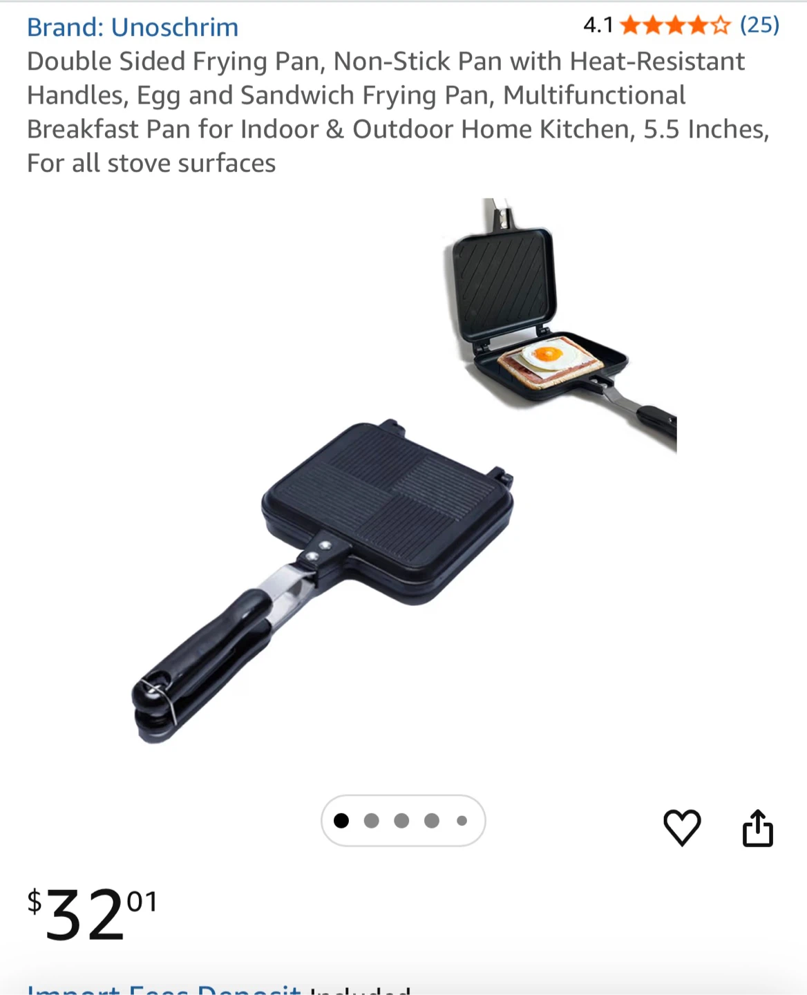 Double Sided Frying Pan, Non-Stick Pan