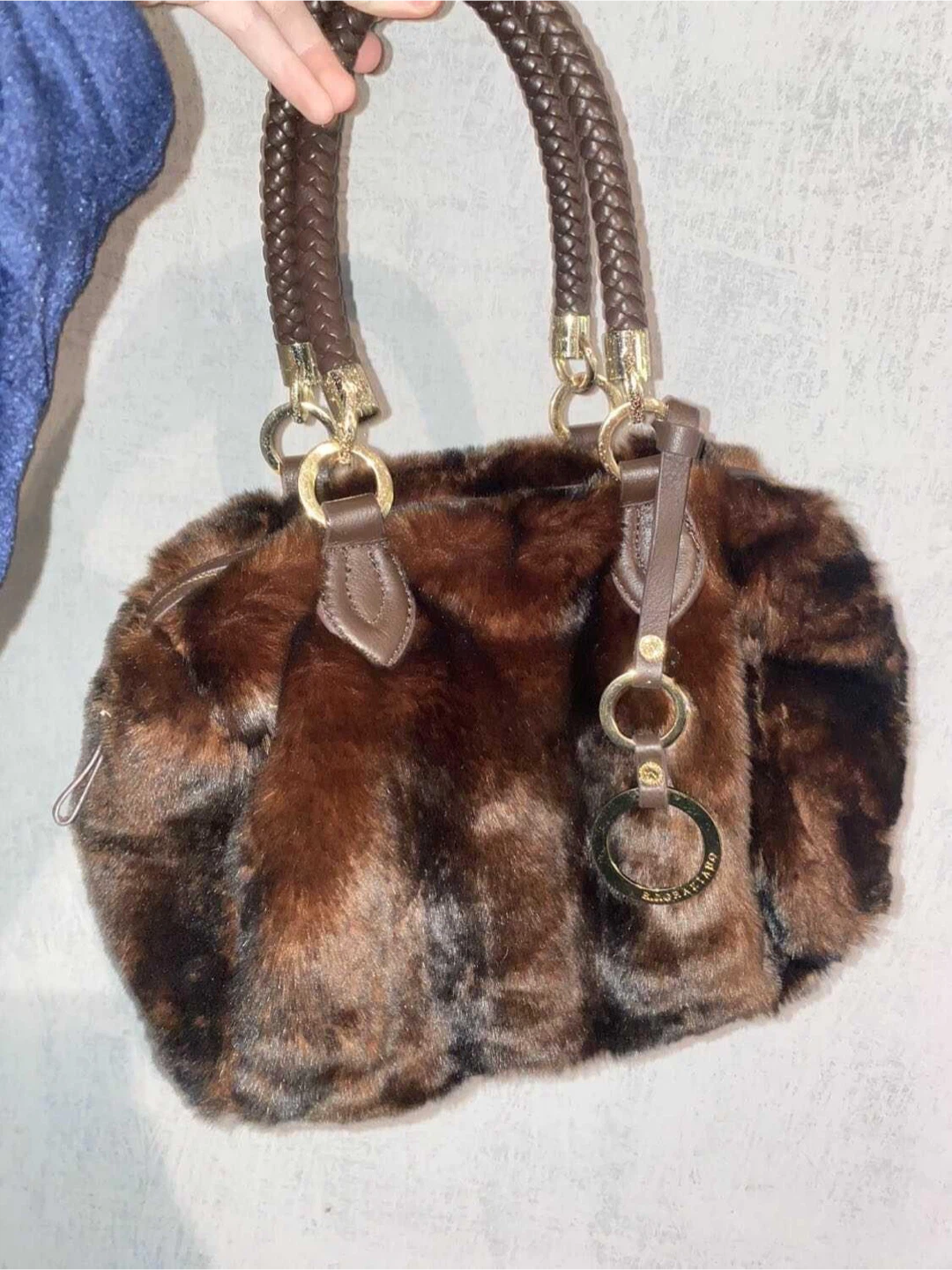 R.J Graziano Faux Fur purse