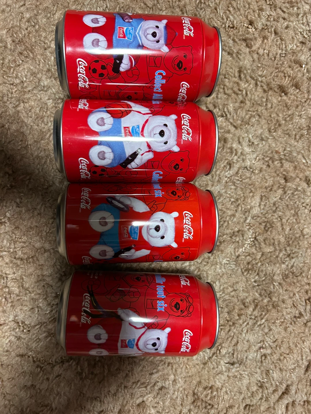 Coca-Cola Polar Bear Plush with Tin Container