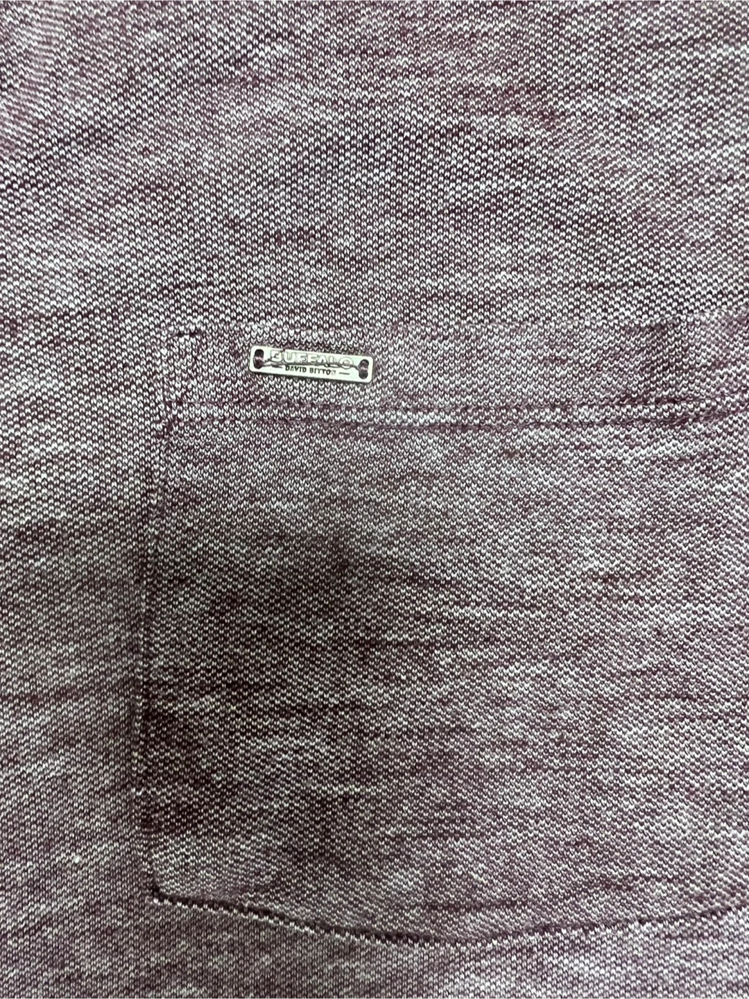 Buffalo David Bitton Men's Burgundy Henley T-Shirt - Size L - photo 3