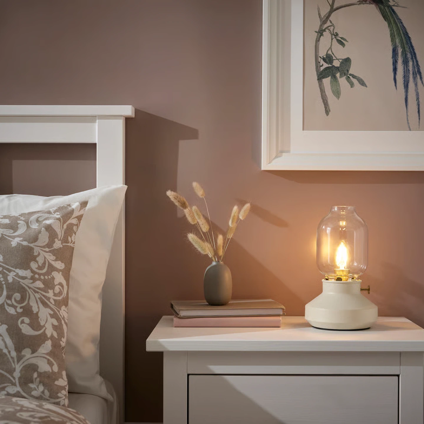 IKEA TÄRNABY Table Lamp - Cream/Clear Glass - photo 2