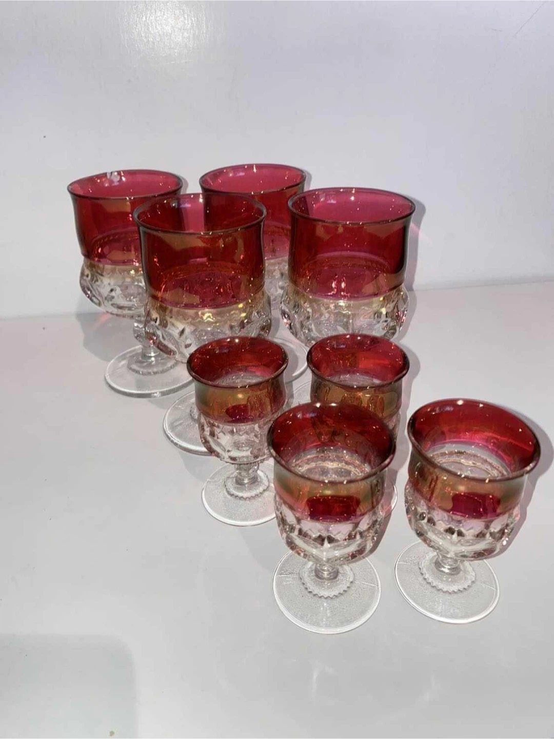 1960s Vintage Kings Crown Goblets - photo 3
