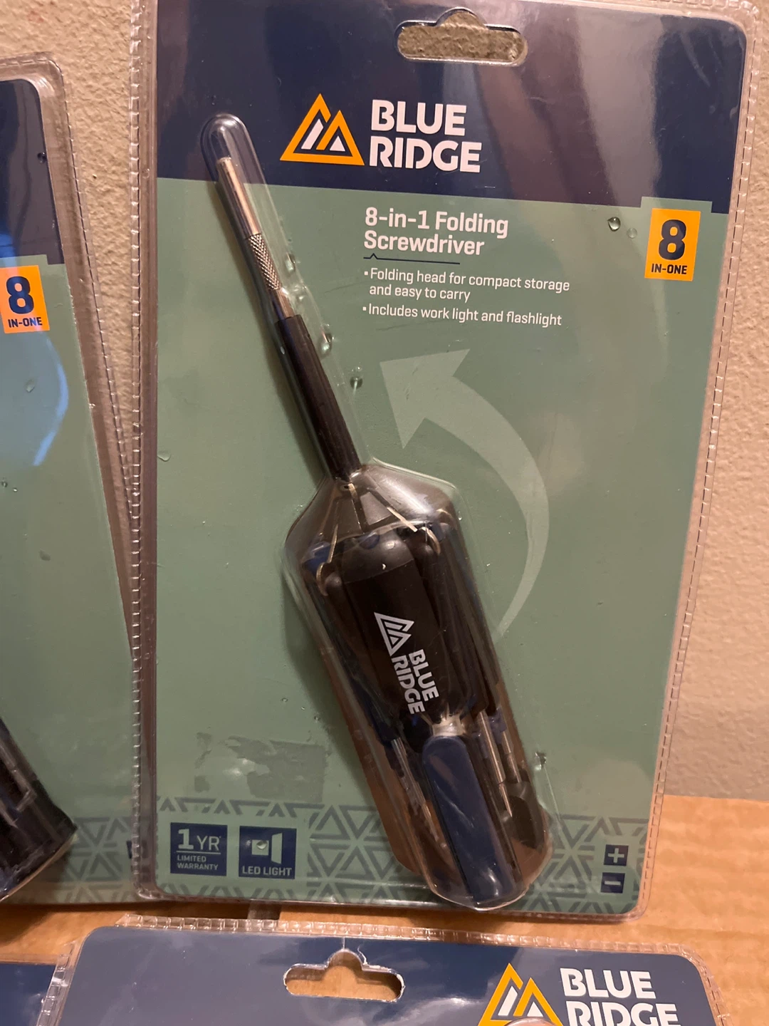 Blue Ridge 8-in-1 Folding Screwdriver and Multi-purpose Bit Set - photo 2