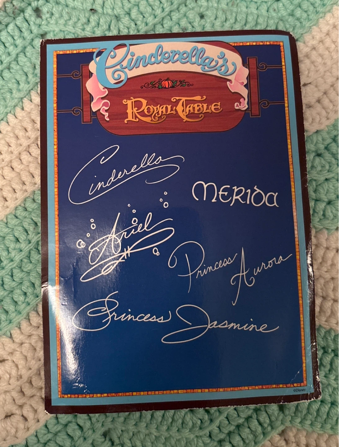 Disney Princess Cinderella's Royal Table Card - photo 2
