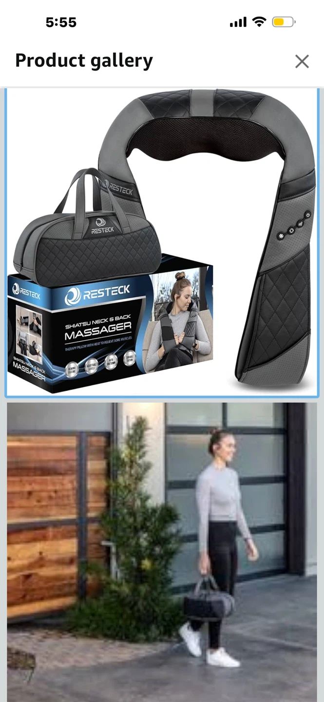 Resteck Shiatsu Neck and Back Massager - photo 3