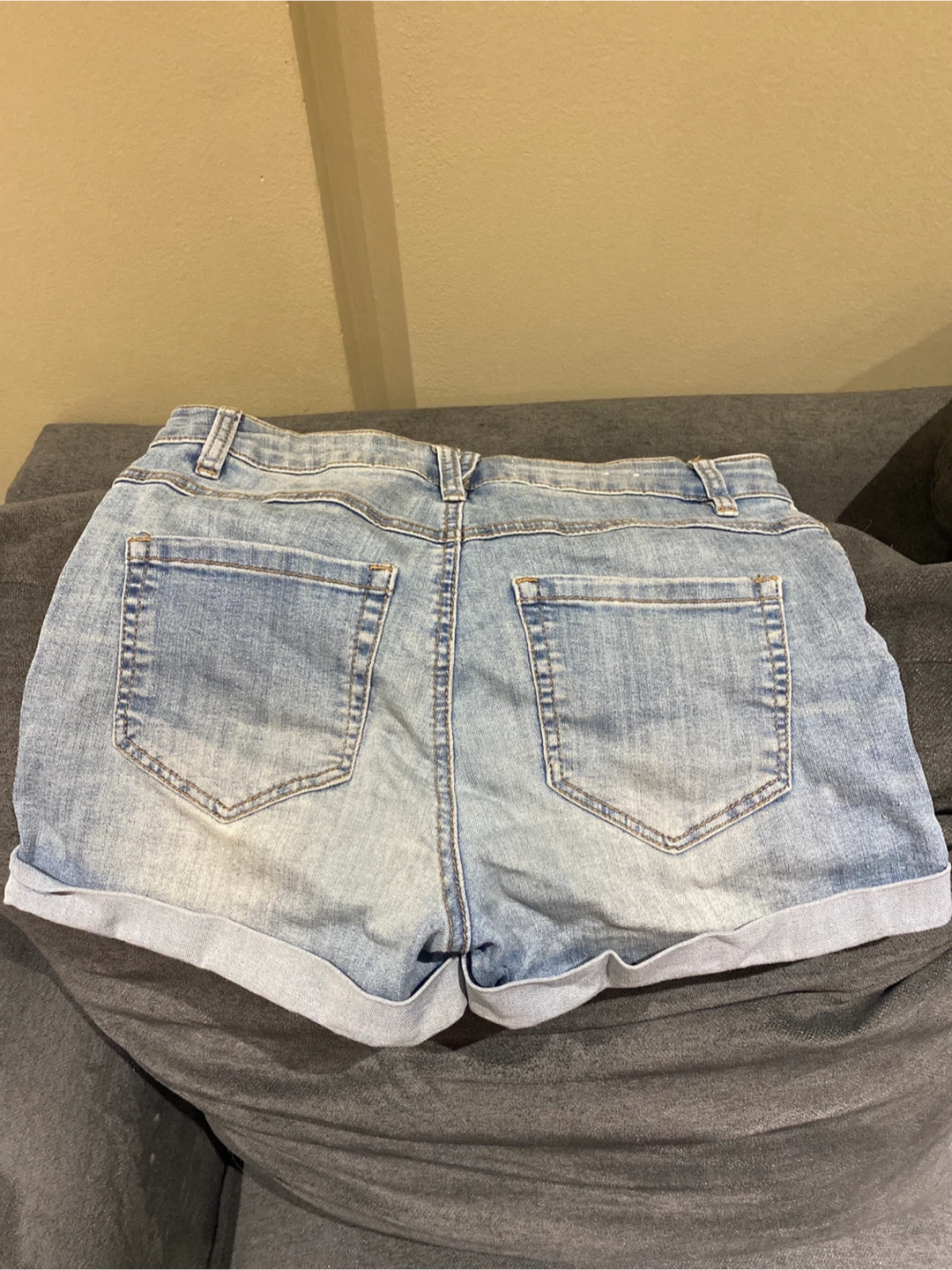 Blue Denim Jean Shorts - photo 2