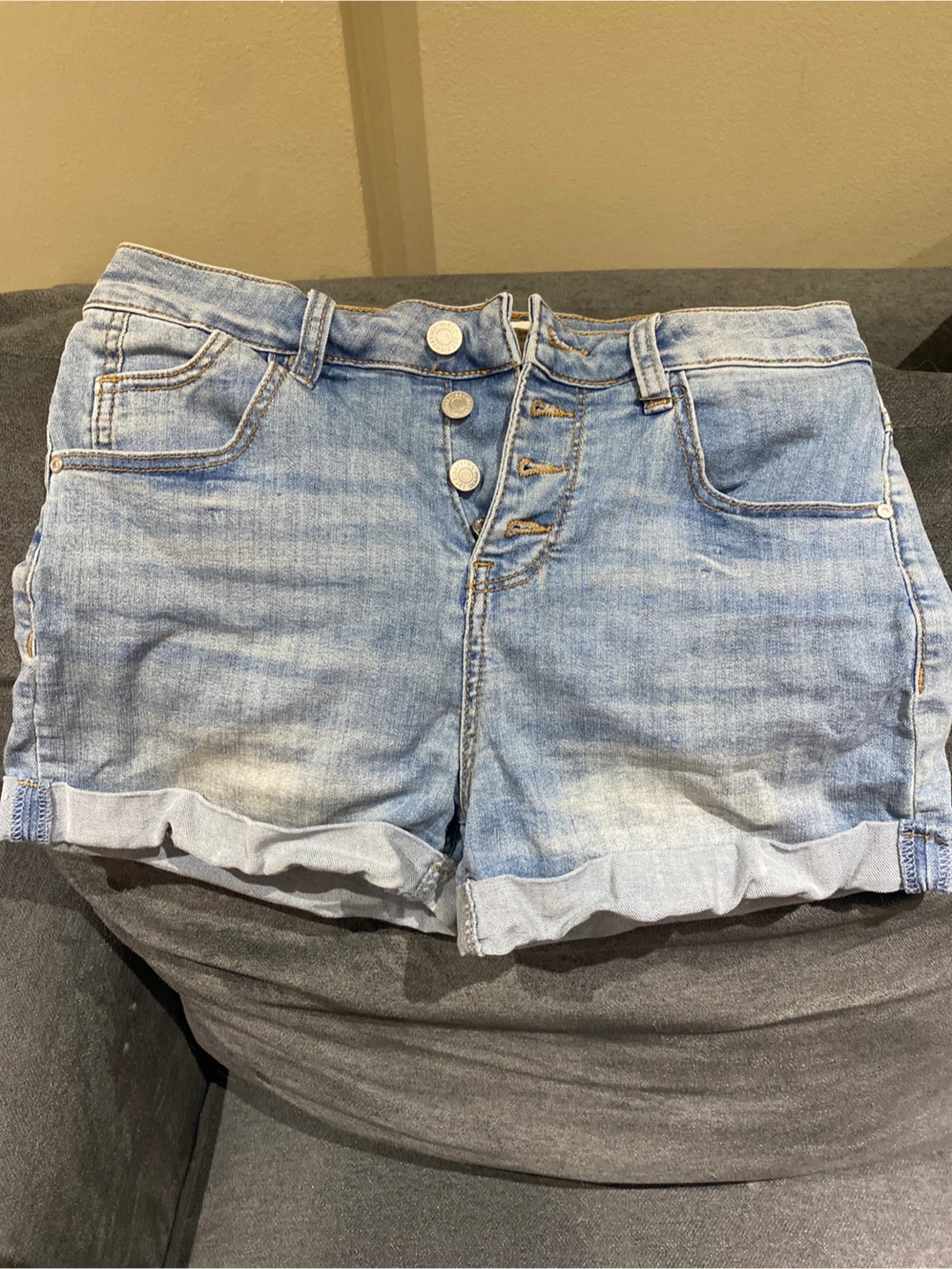 Blue Denim Jean Shorts