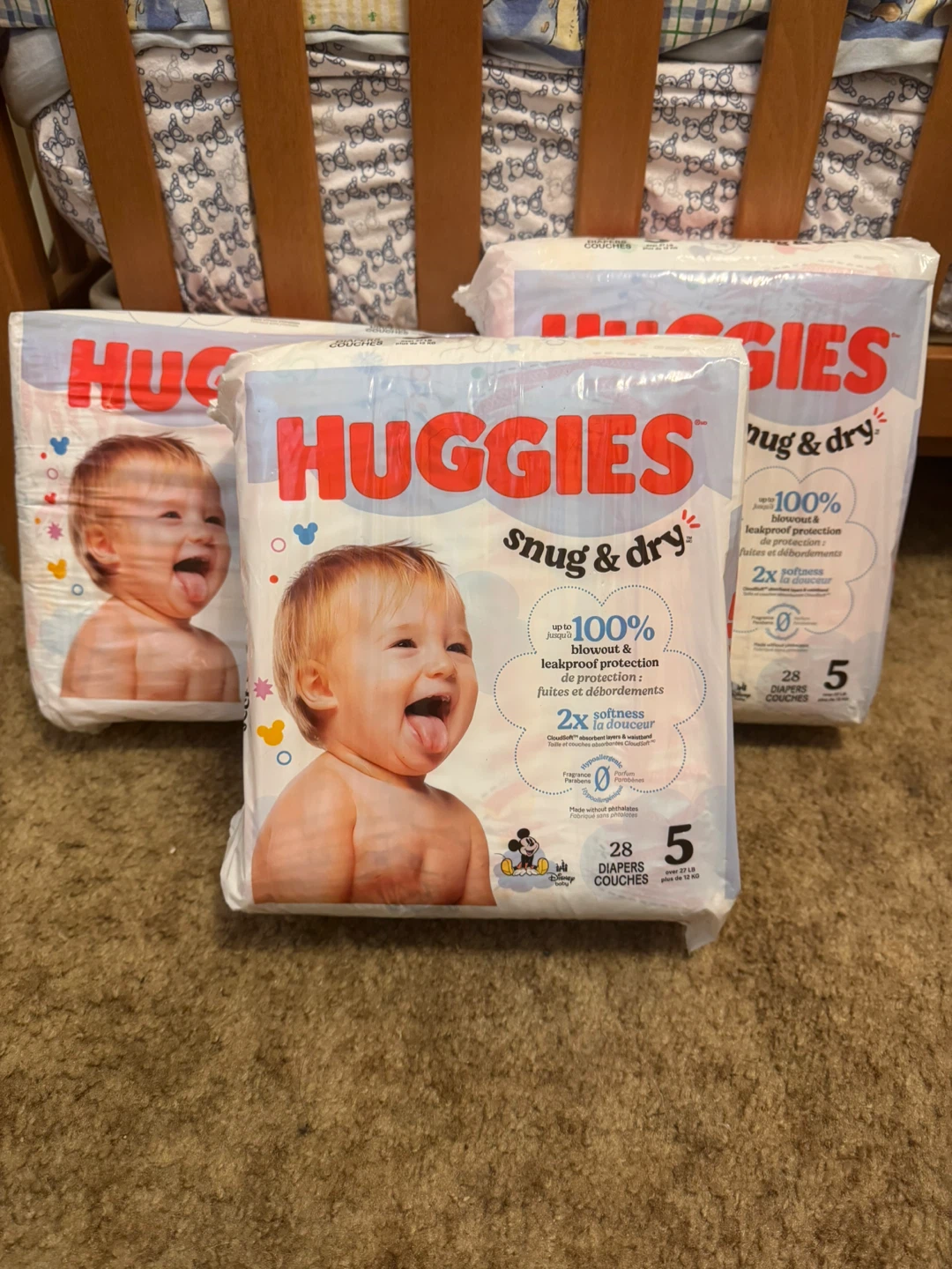 Huggies Snug & Dry Size 5 Diapers – 84 Count (Bundle Only)