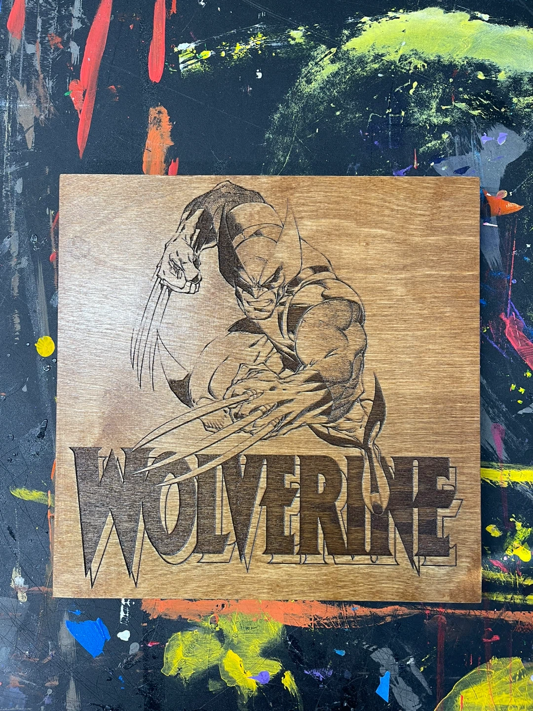 Wolverine Wood Engraving Art - photo 4