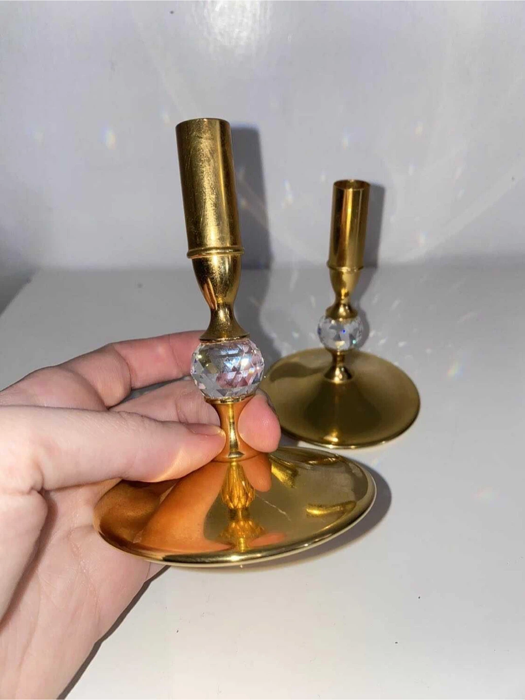 Vintage 24K Gold Plated Swarovski Crystal - photo 3