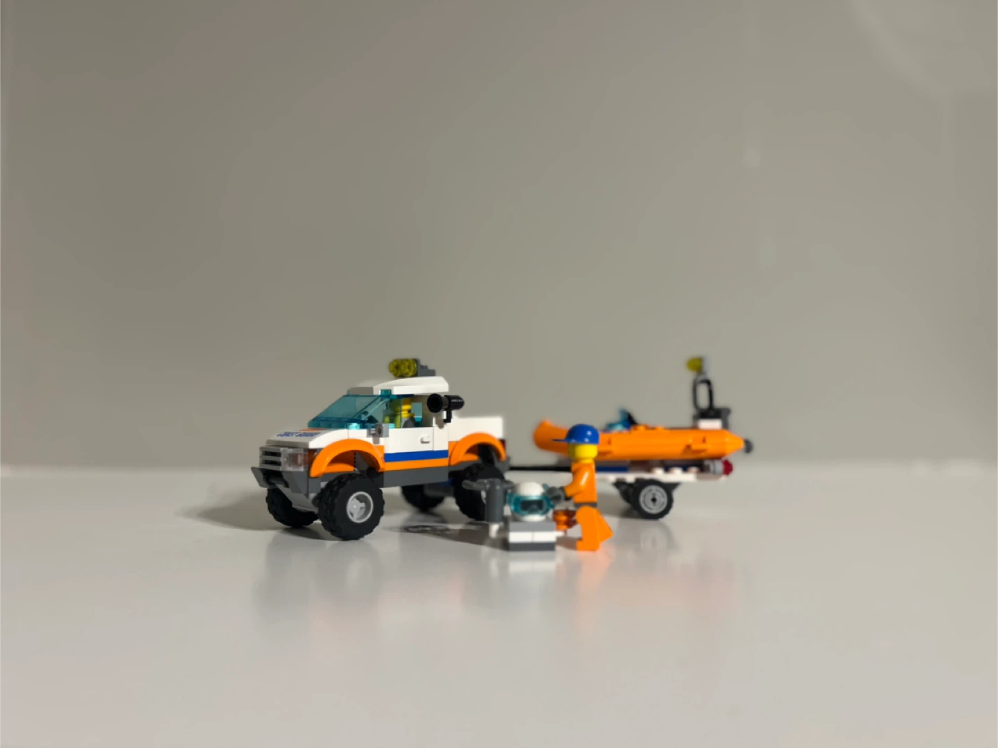 LEGO City Coast Guard 4 x 4 & Diving Boat Set 60012