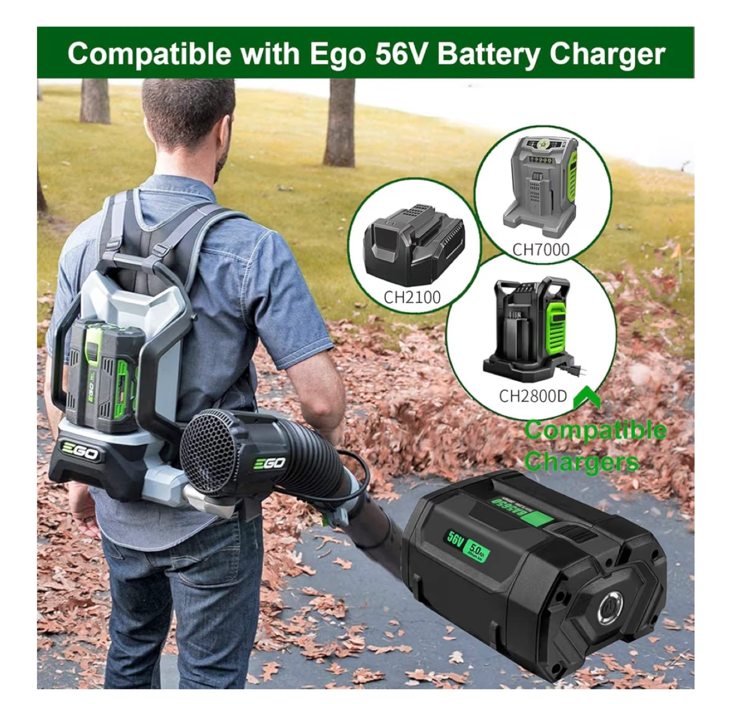 EGO 56V 5.0Ah Lithium-Ion Battery - photo 2