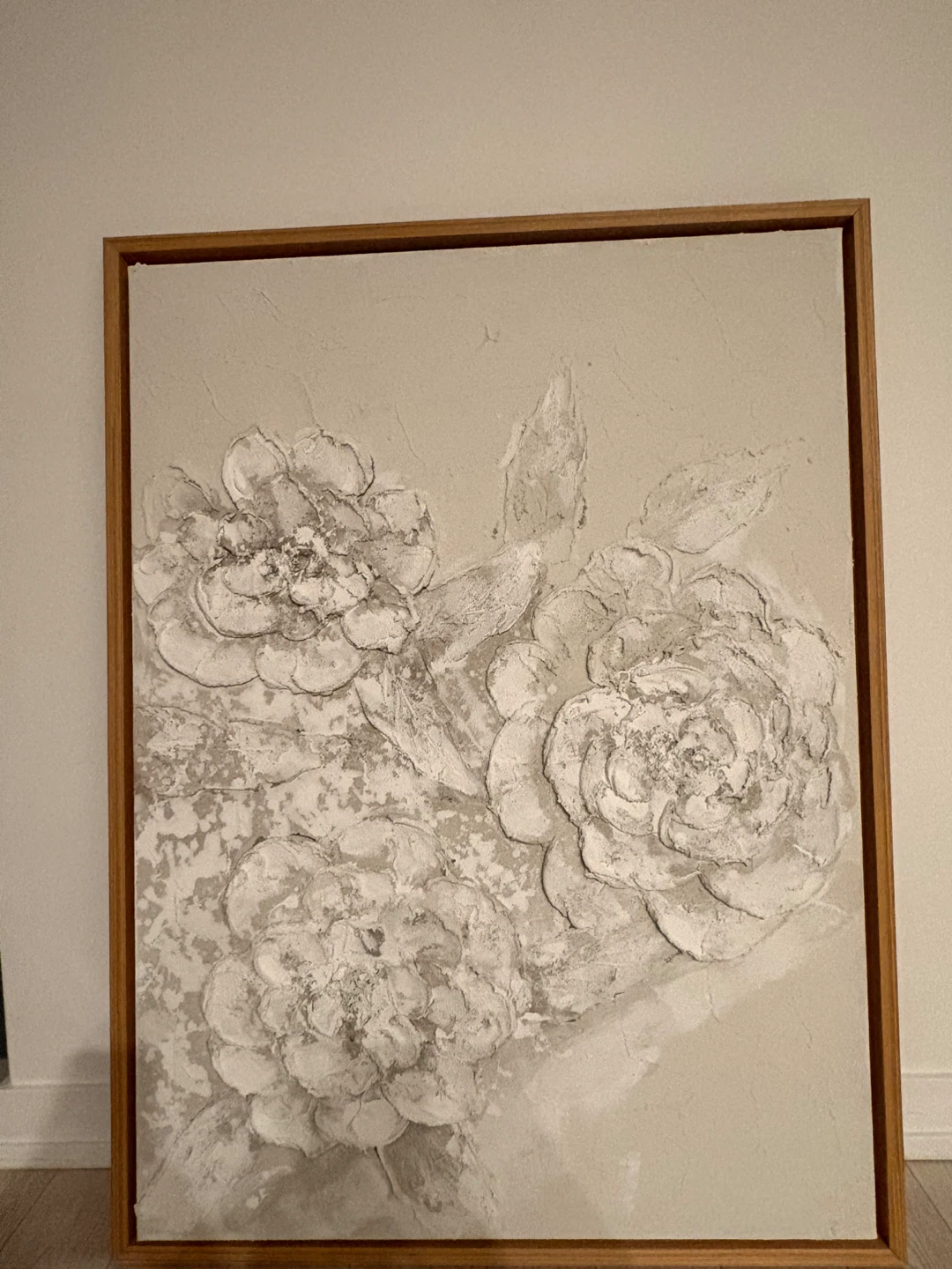 Textured Floral Canvas Art