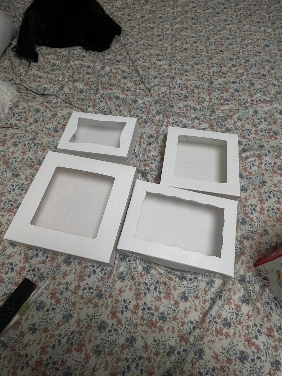 Full box of White Cardboard Cake Boxes with Window - photo 5