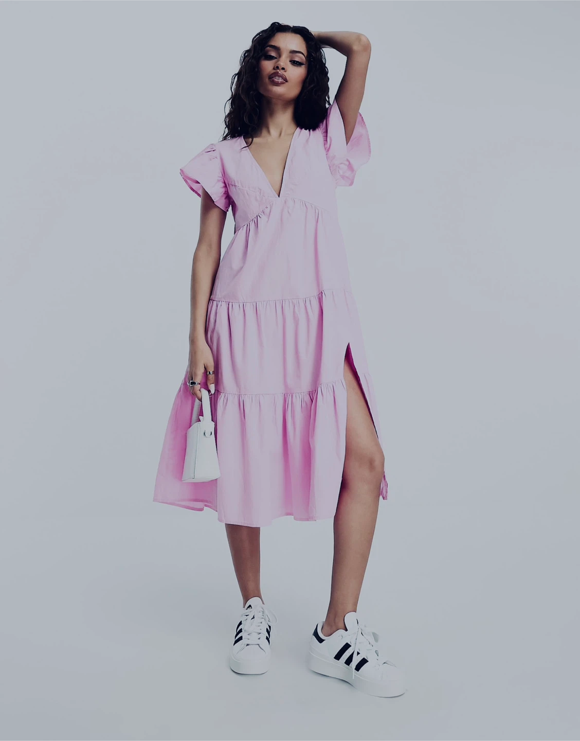Vero Moda Tiered Midi Dress