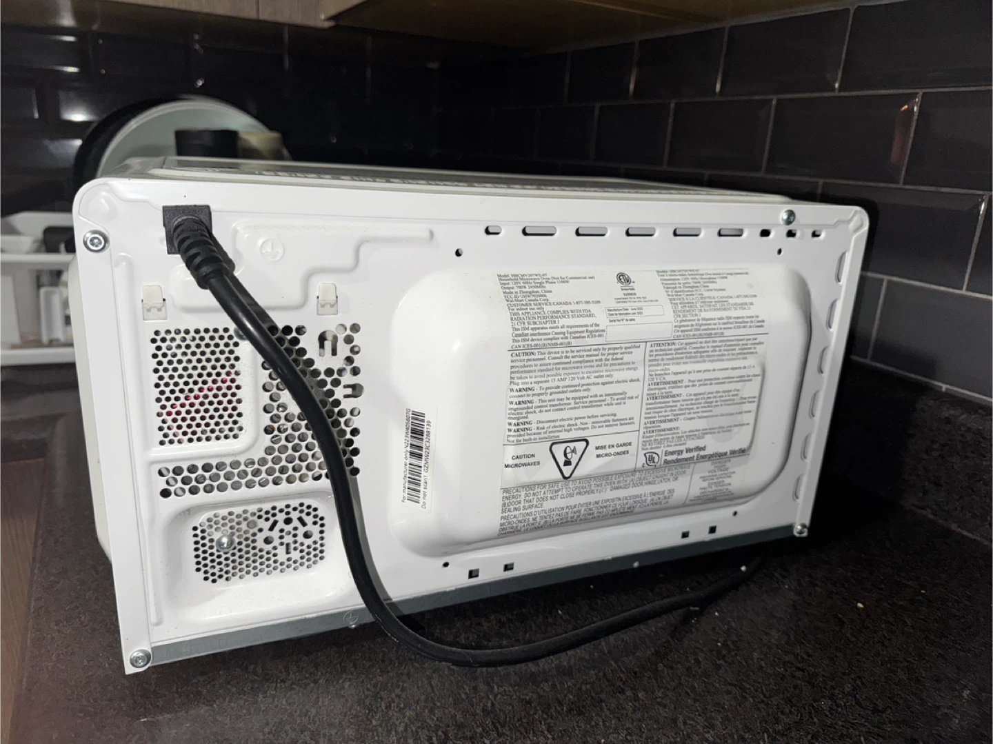 White Microwave