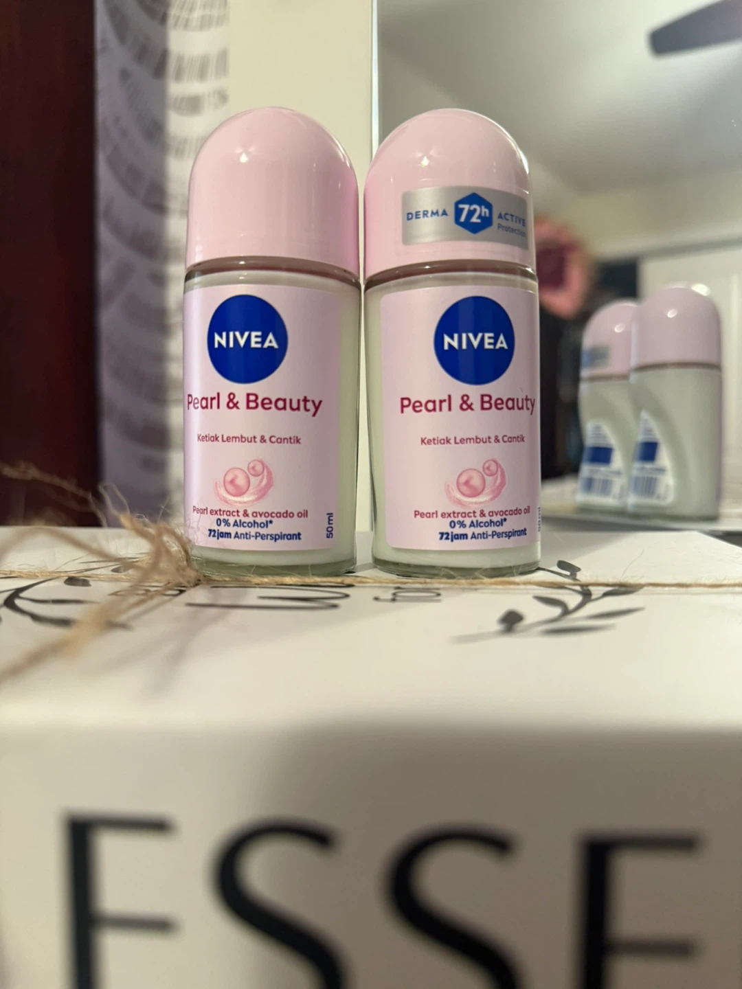 Nivea Pearl & Beauty Roll-On Deodorant (2 Pack) - 50ml Each