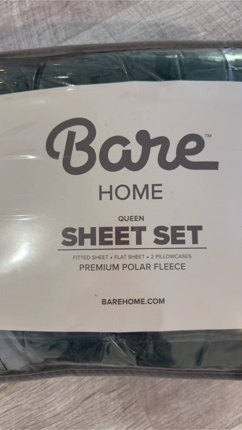 Bare Home Queen Sheet Set - Premium Polar Fleece