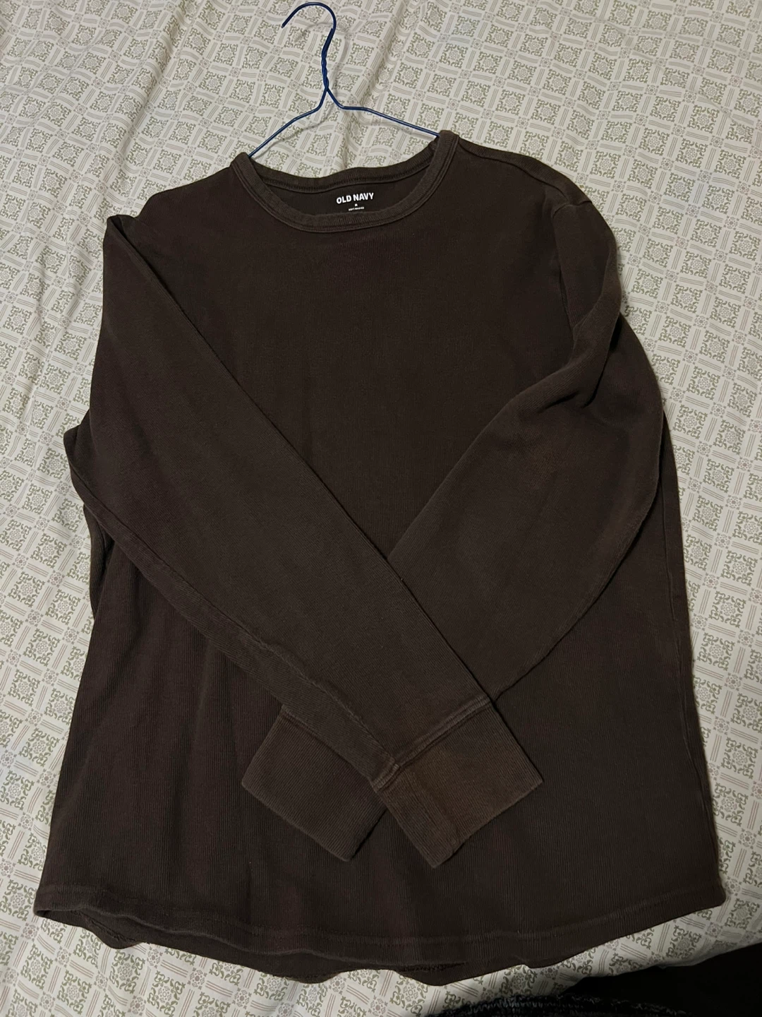Old Navy Brown Soft-Washed Long Sleeve Shirt - Size M