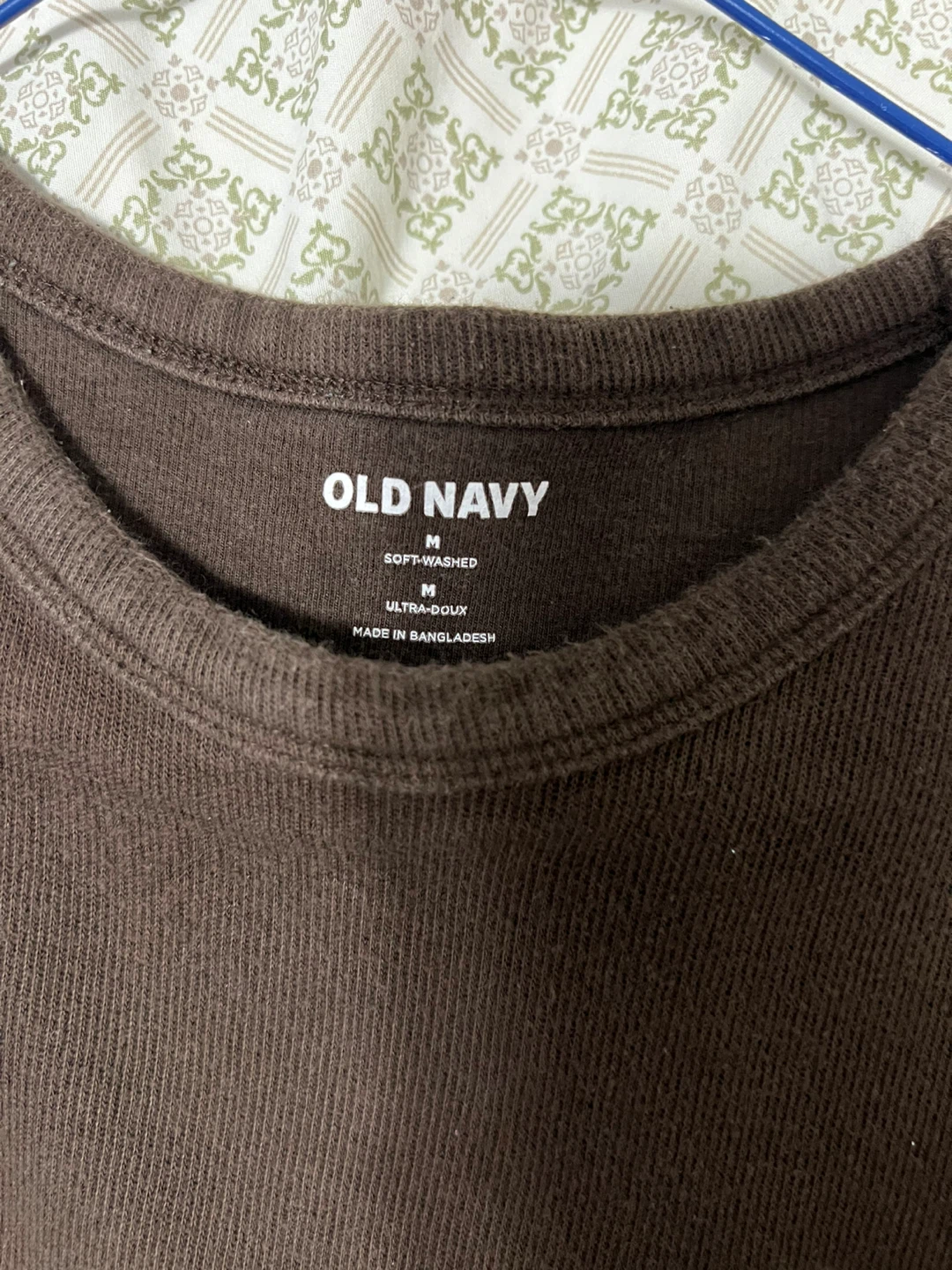 Old Navy Brown Soft-Washed Long Sleeve Shirt - Size M - photo 2