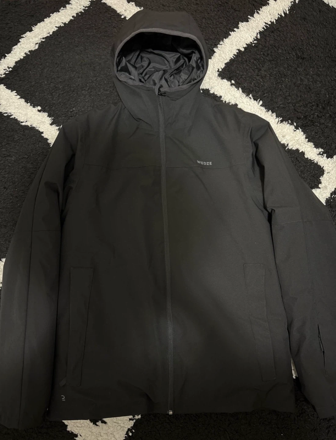 WEDZE Black Ski Jacket - Size M
