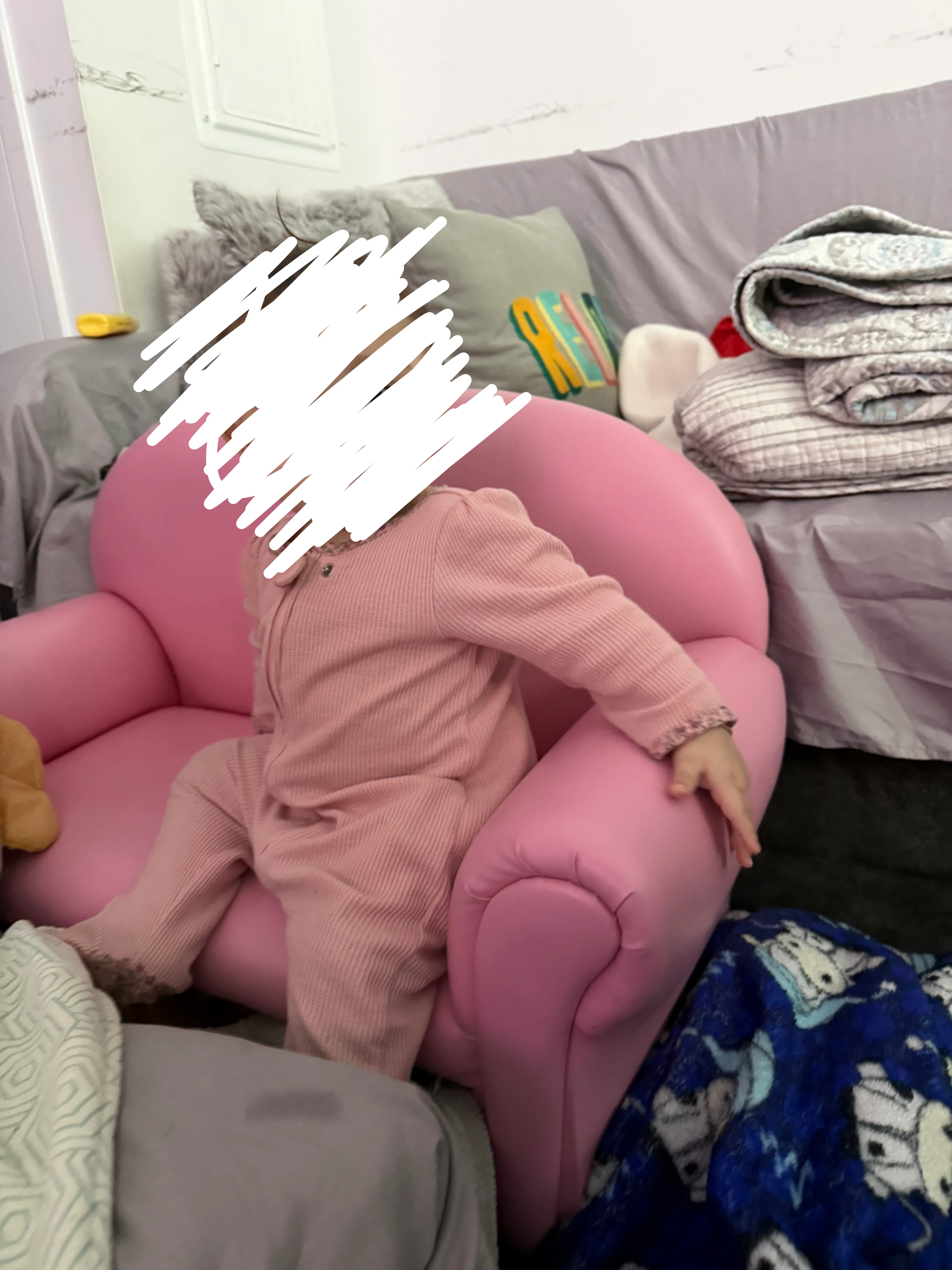 Kids Pink Mini Armchair / sofa para niña