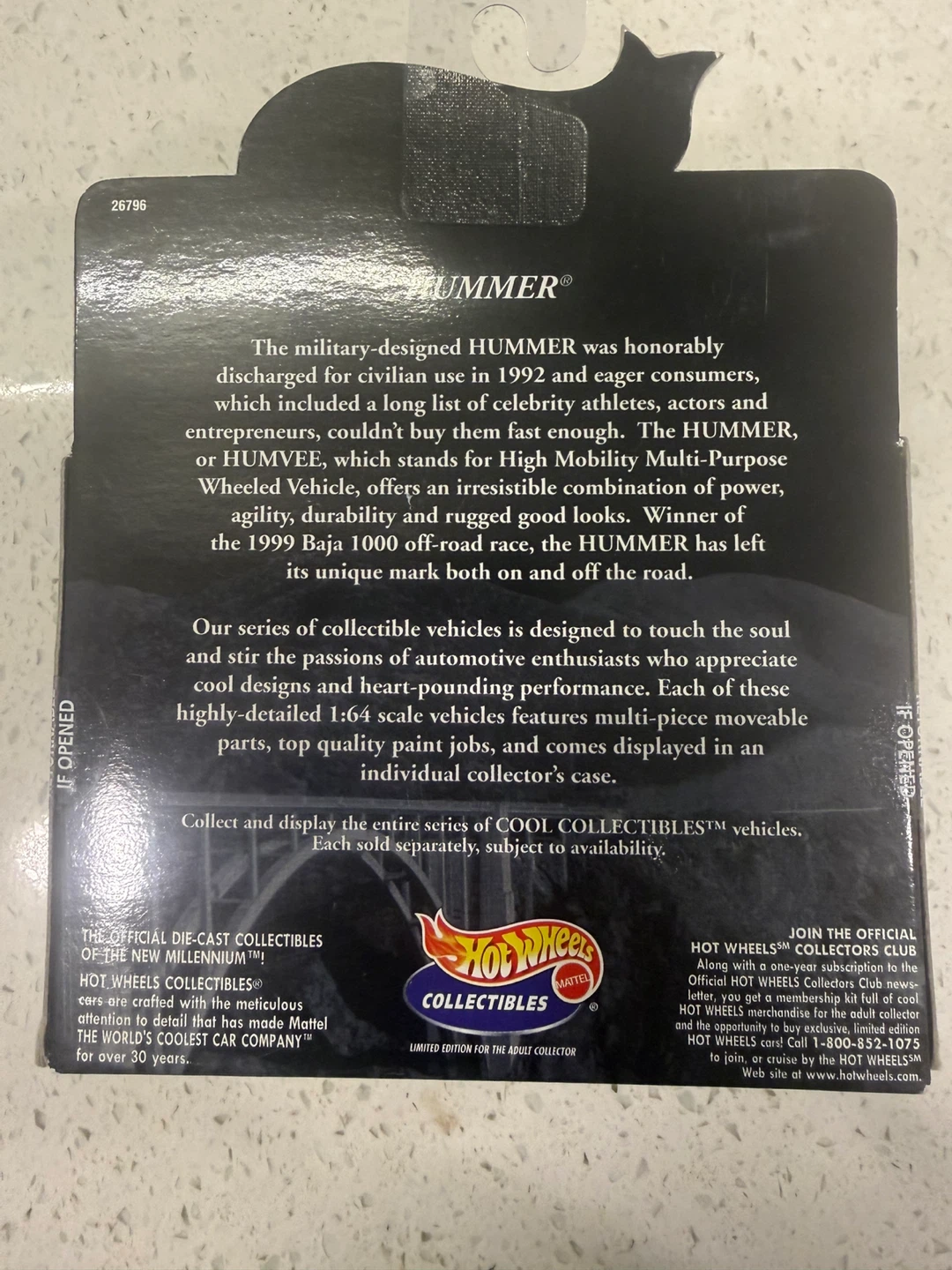 HotWheels Limited Edition Hummer H1 - photo 4