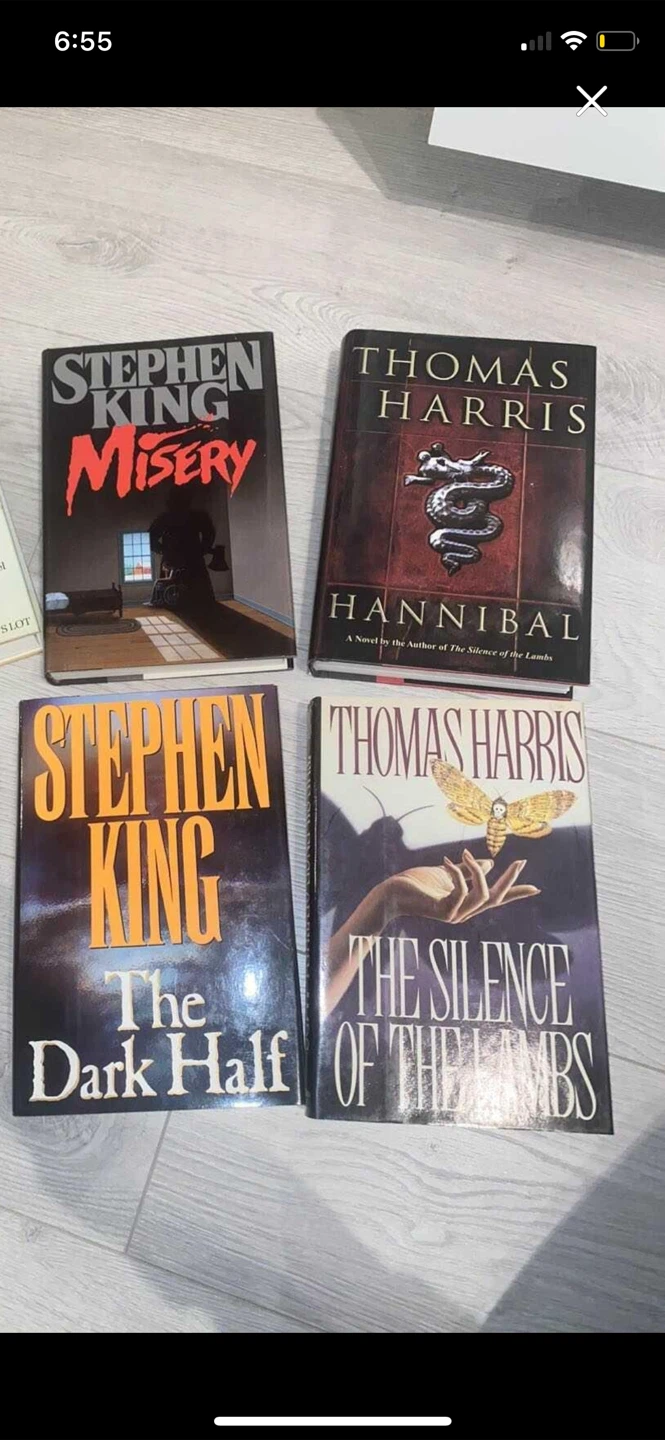 Vintage Horror novel Books