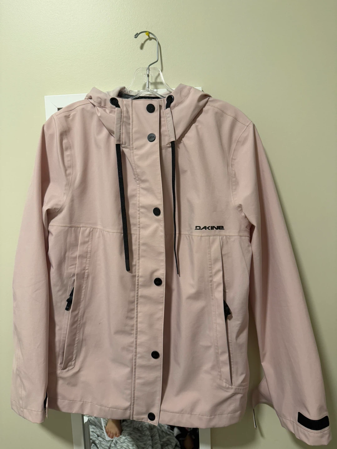 Dakine Pink Hooded Rain Jacket