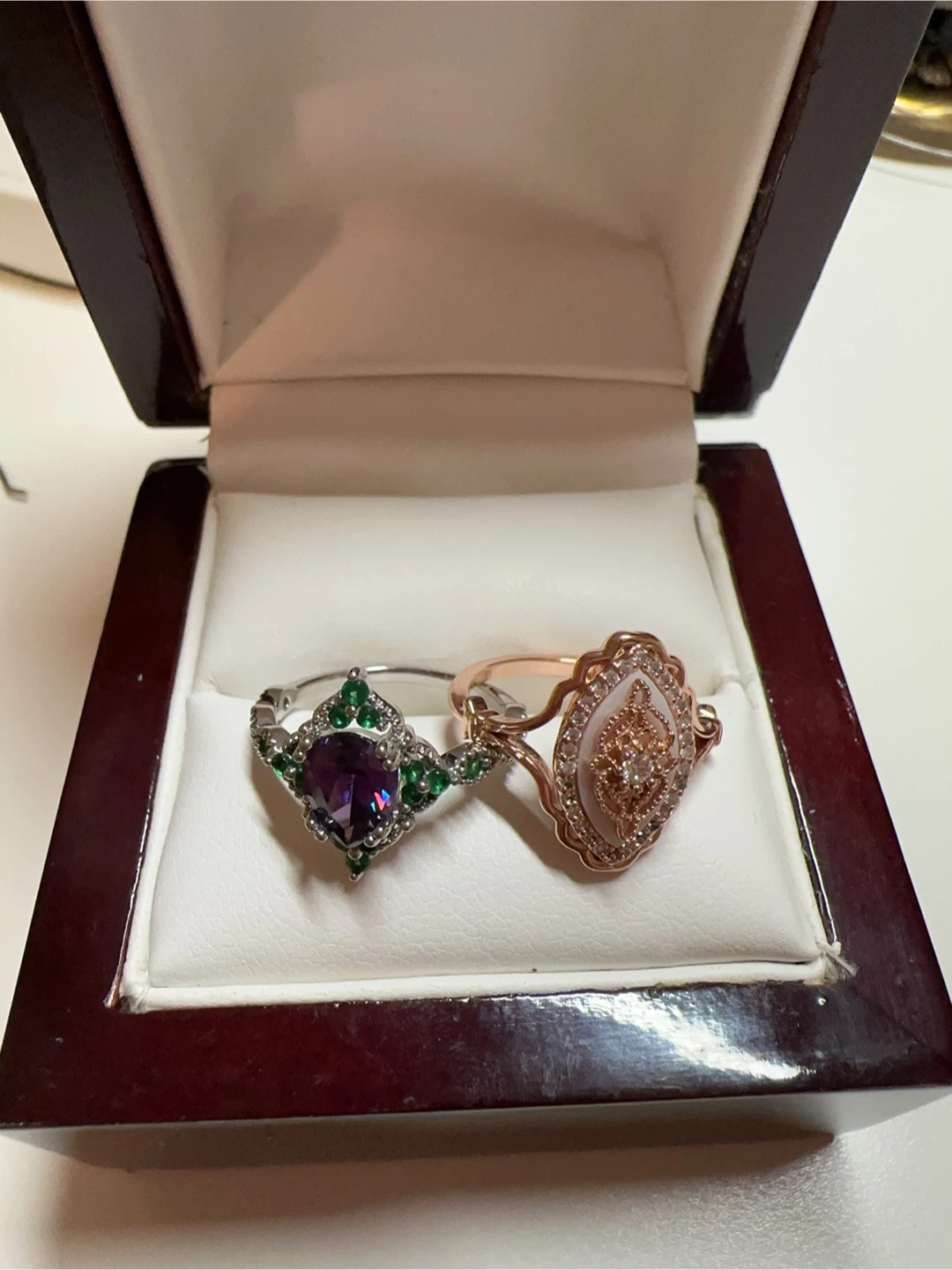 4 Assorted Ring Set - Rose Gold & Silver Tones - photo 3