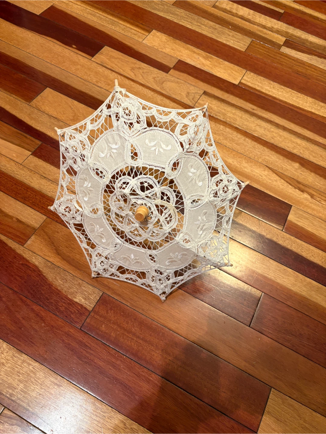 White Lace Parasol Umbrella