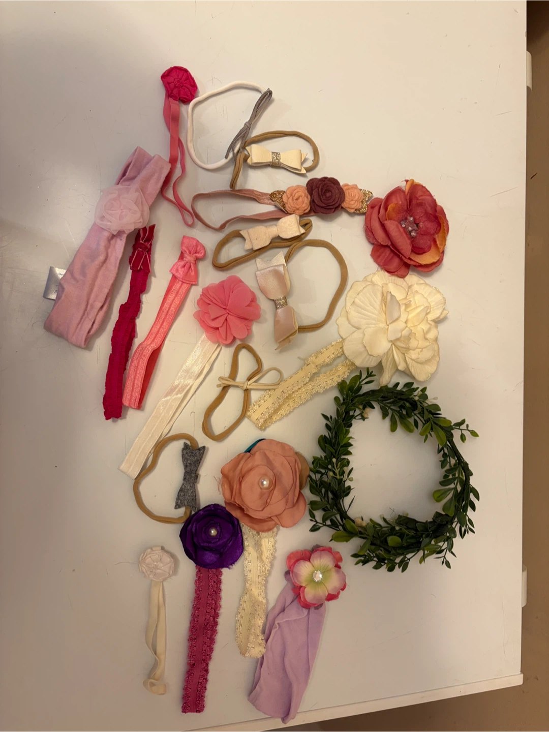 Baby Headbands with Flowers and Bows