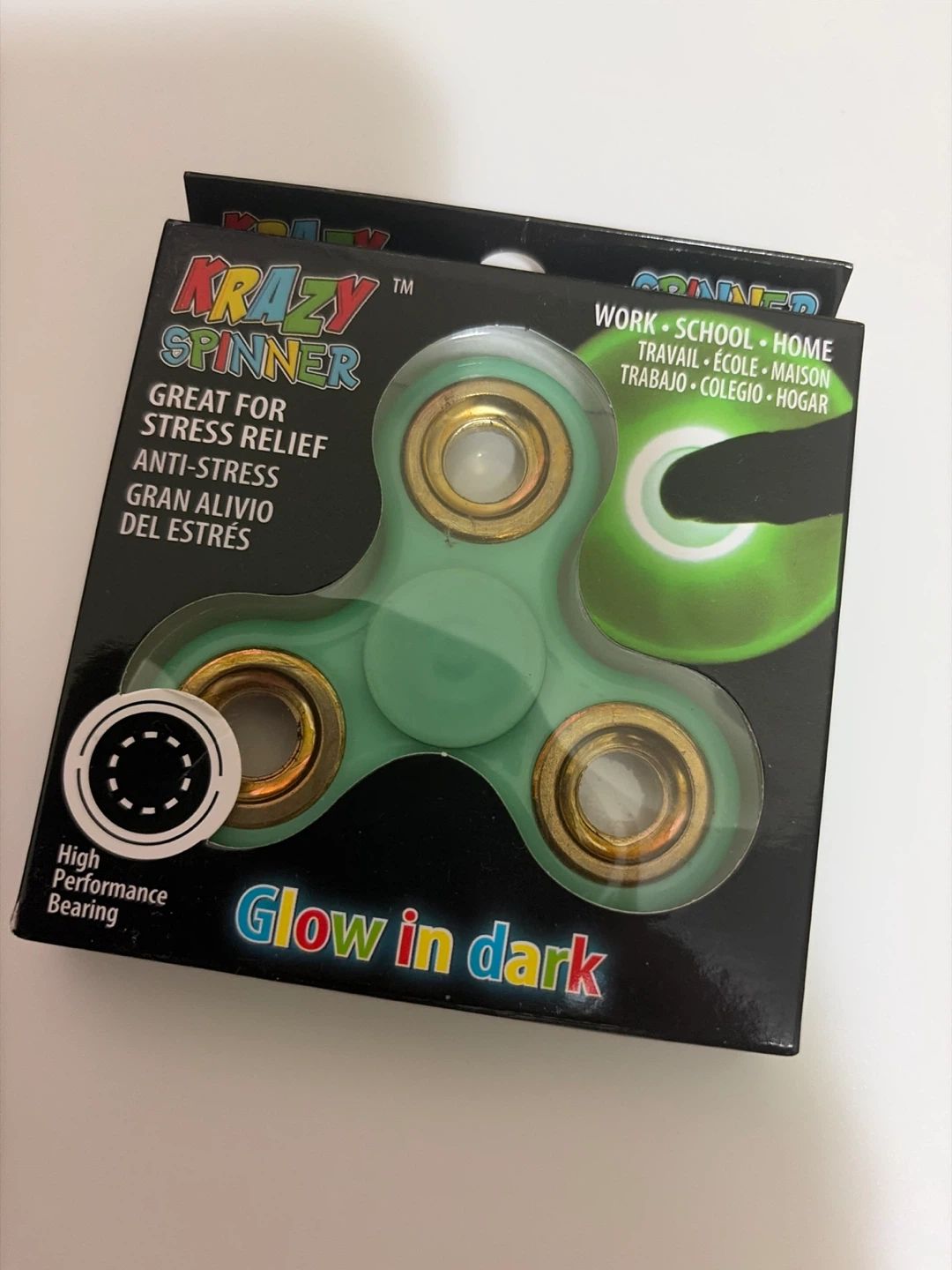 Krazy Spinner Glow in Dark Fidget Toy