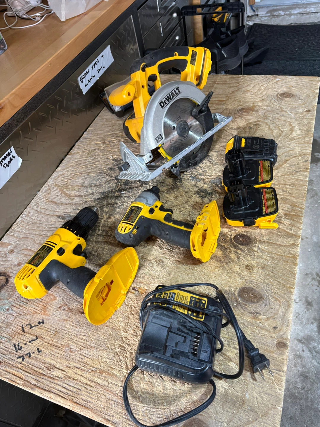 DeWalt Cordless Power Tool Set with Circular Saw & Drills