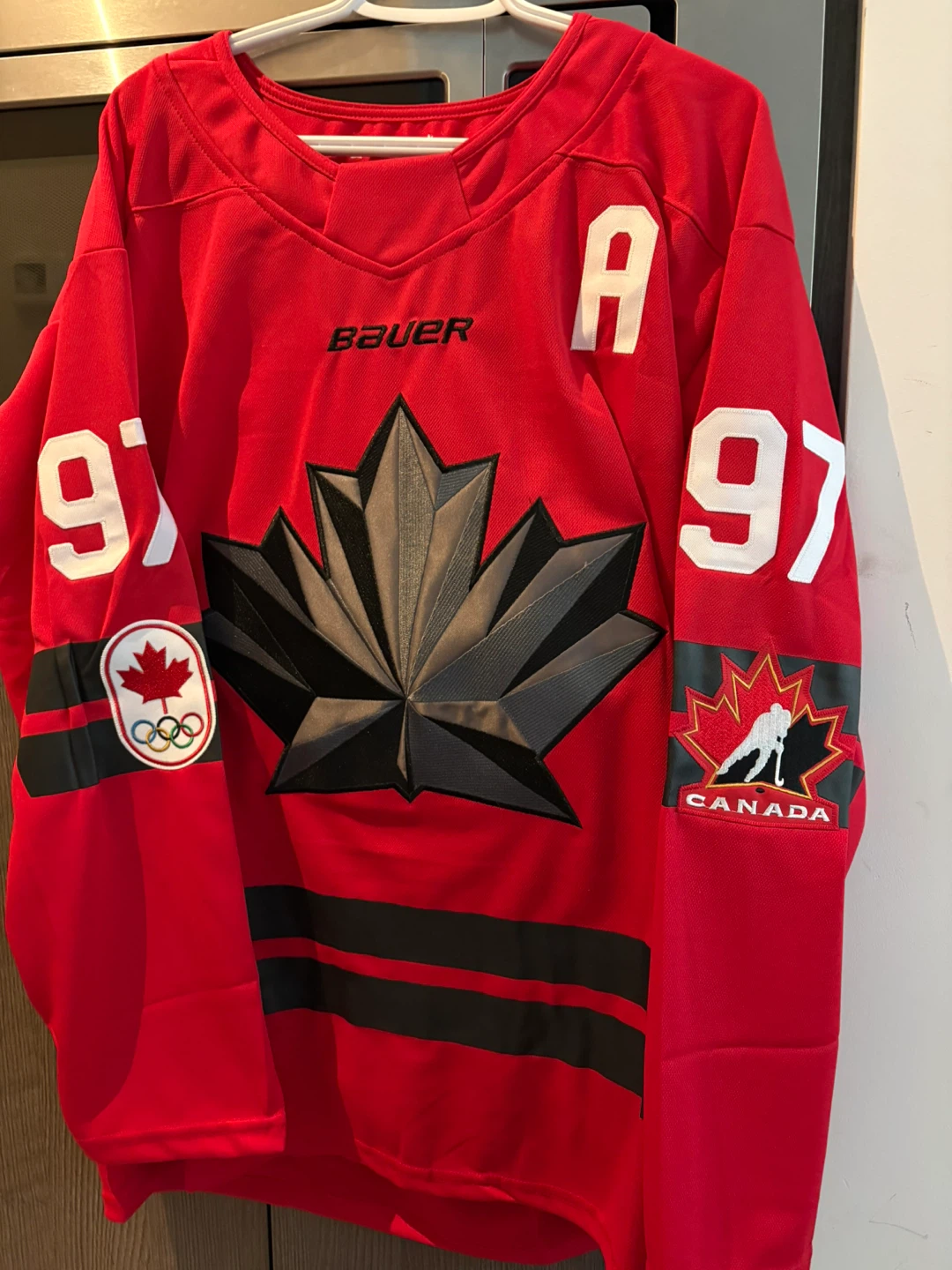 CANADA Connor McDavid 2026 Olympics Jerseys-WHITE+Red- In Stock - photo 3