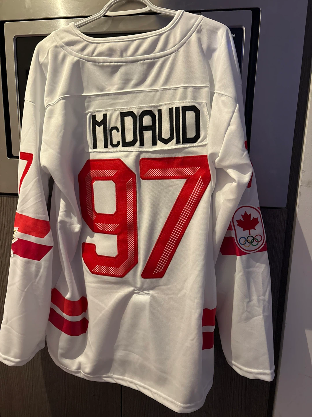 CANADA Connor McDavid 2026 Olympics Jerseys-WHITE+Red- In Stock