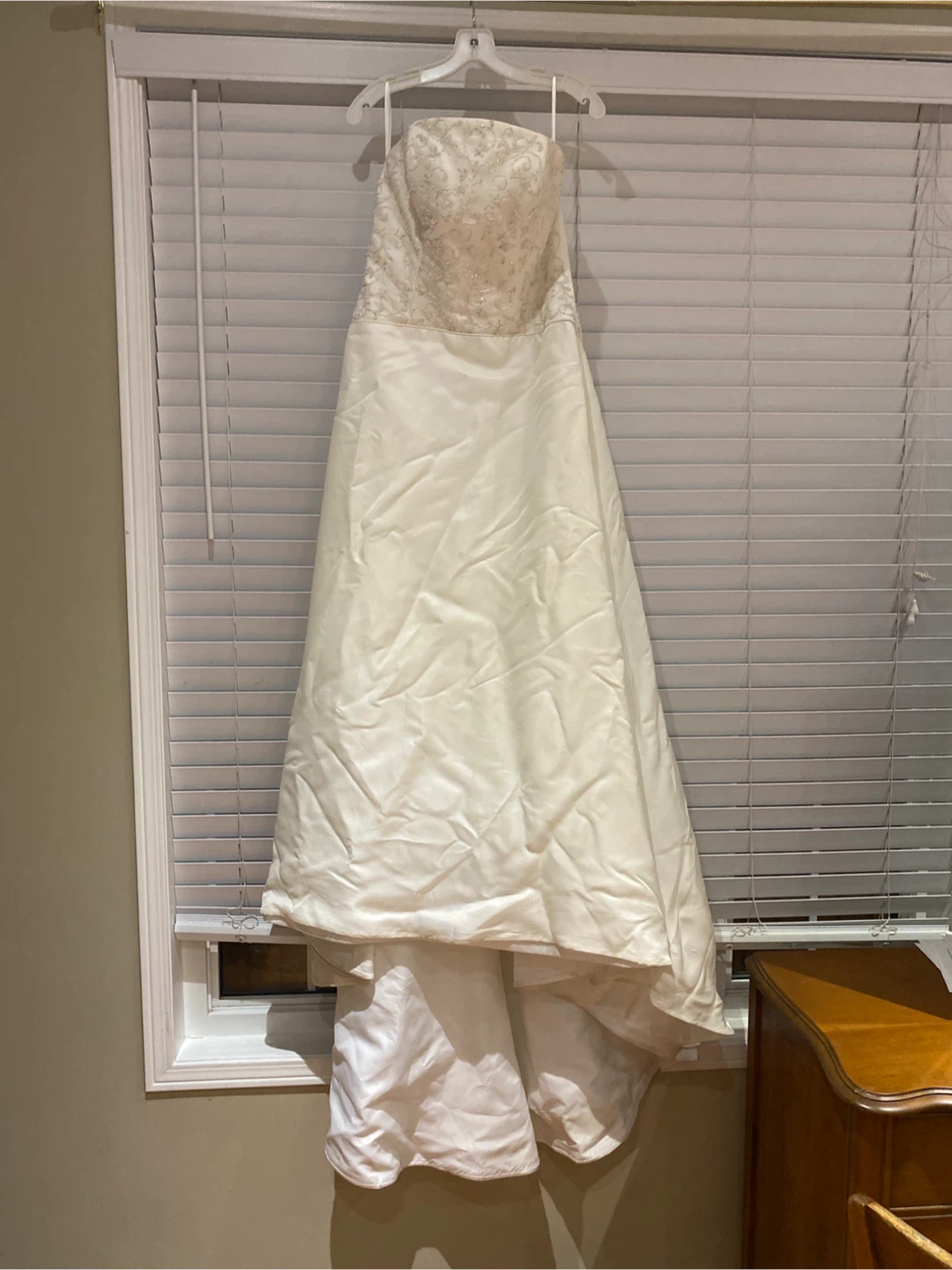 Christina Wu Wedding Dress Size 14 Ivory/Silver Style 5303