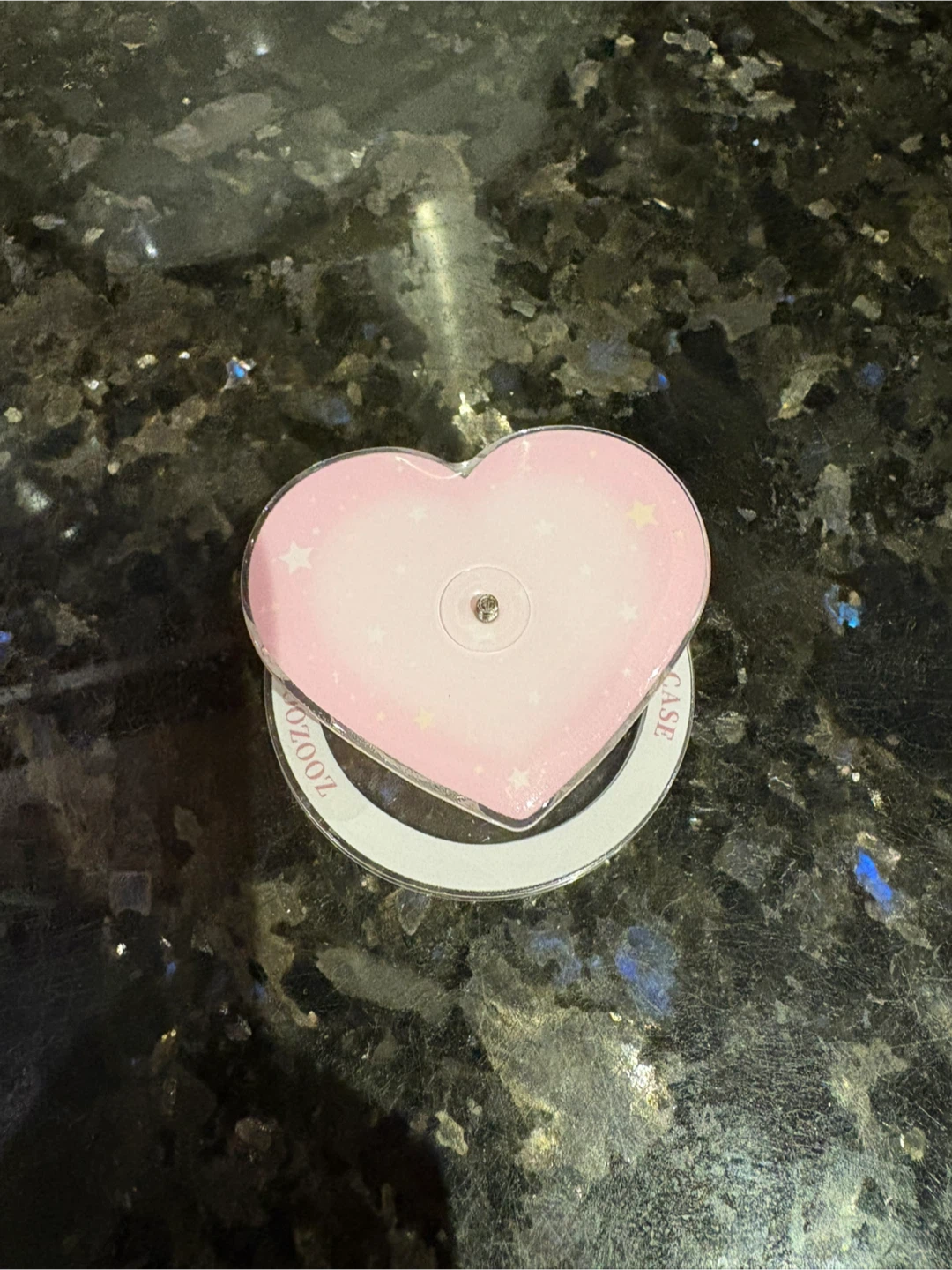 Free Pink Heart iPhone Grip Holder MagSafe