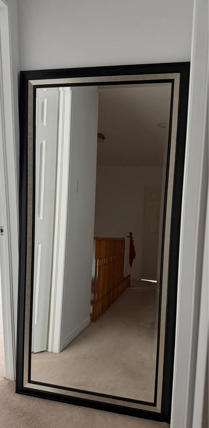 Large Black  Mirror - photo 3