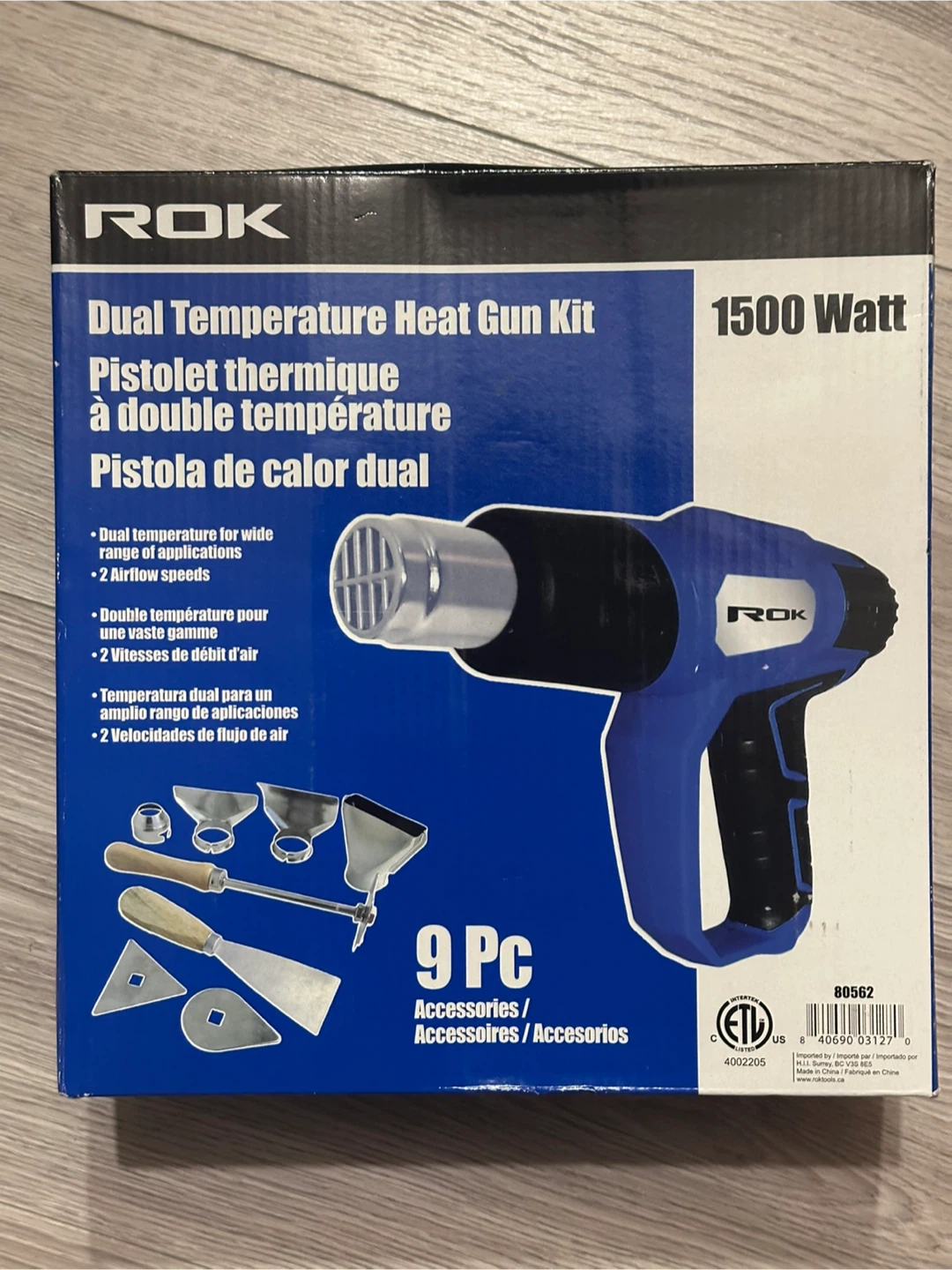 ROK Dual Temperature Heat Gun Kit