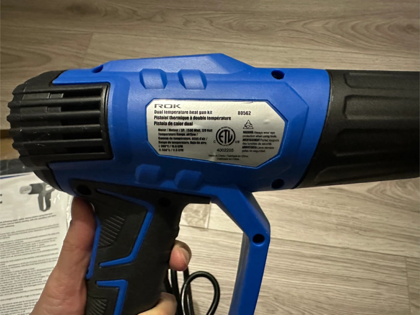 ROK Dual Temperature Heat Gun Kit - photo 3