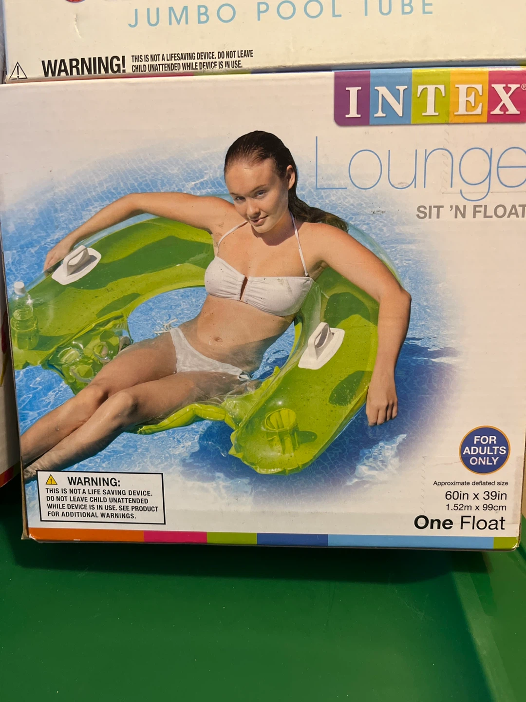 INTEX Lounge Sit 'n Float Jumbo Pool Tube