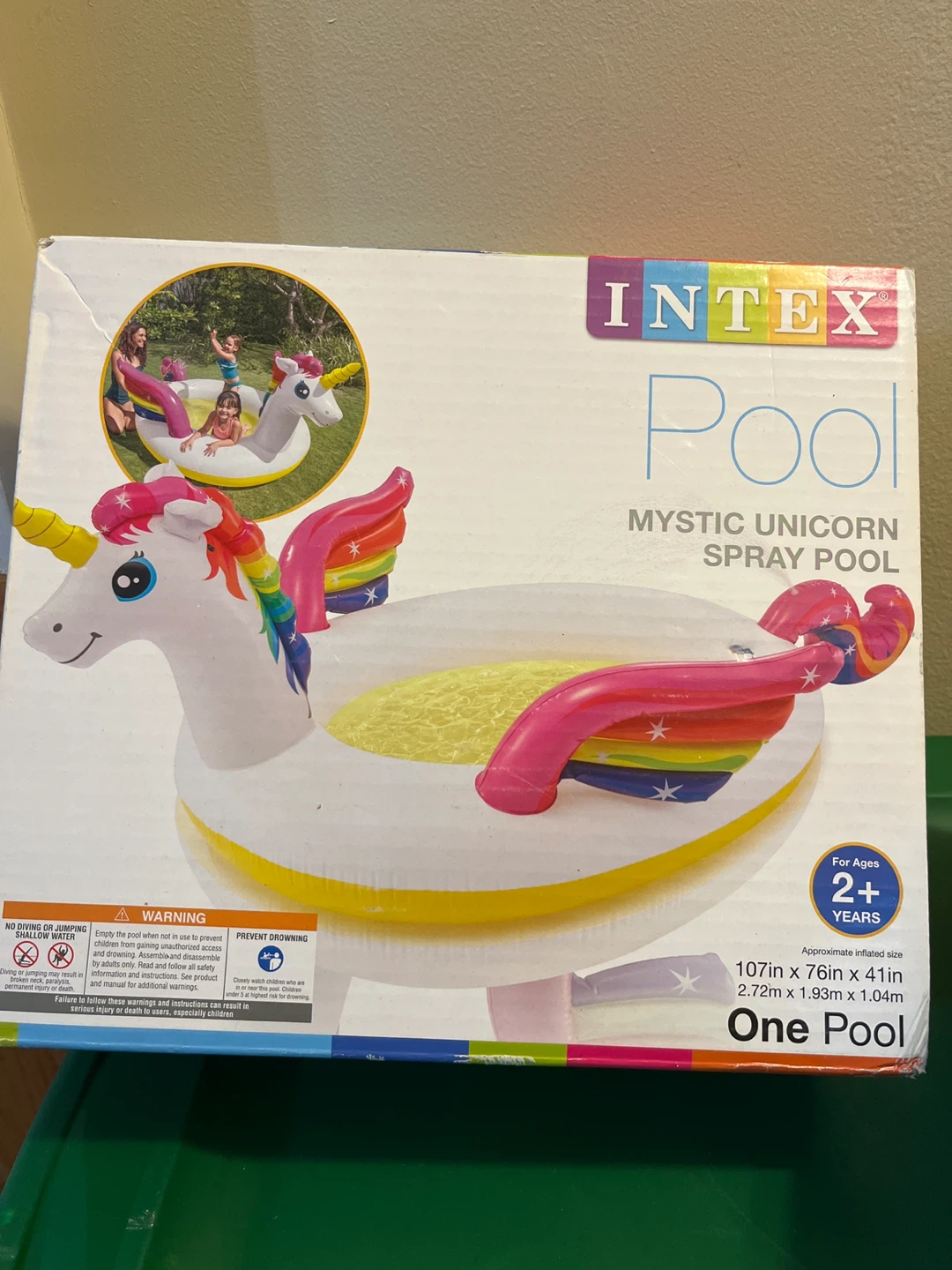 Intex Mystic Unicorn Spray Pool
