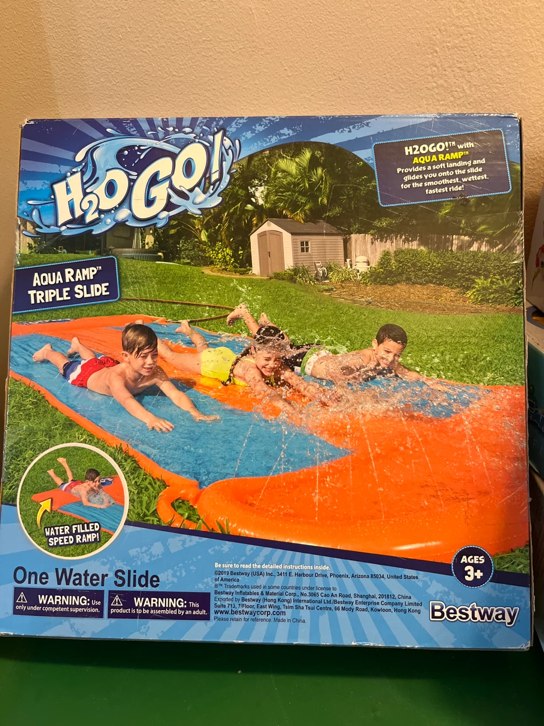 H2O GO! Aqua Ramp Triple Water Slide - 18ft - photo 2