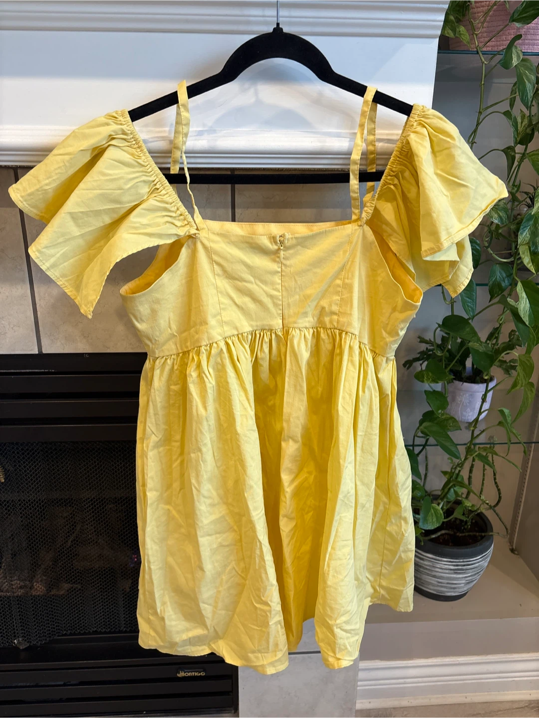 Yellow Puff Sleeve Dress - photo 4