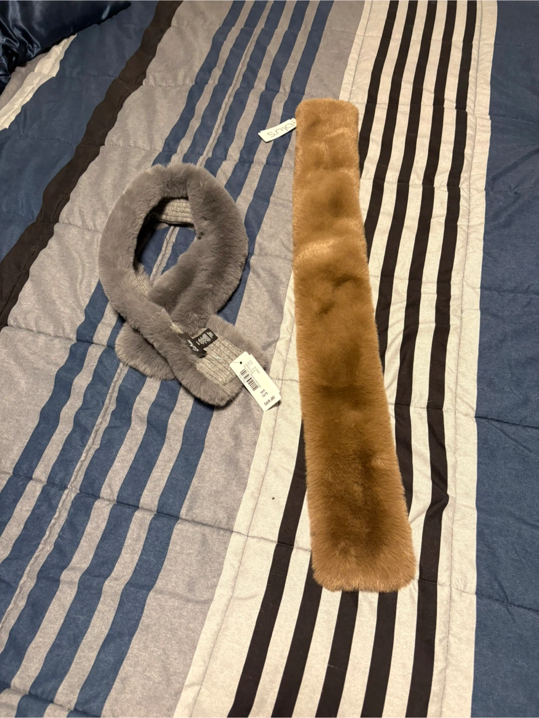Echo Faux Fur Pull Through Scarf - photo 2