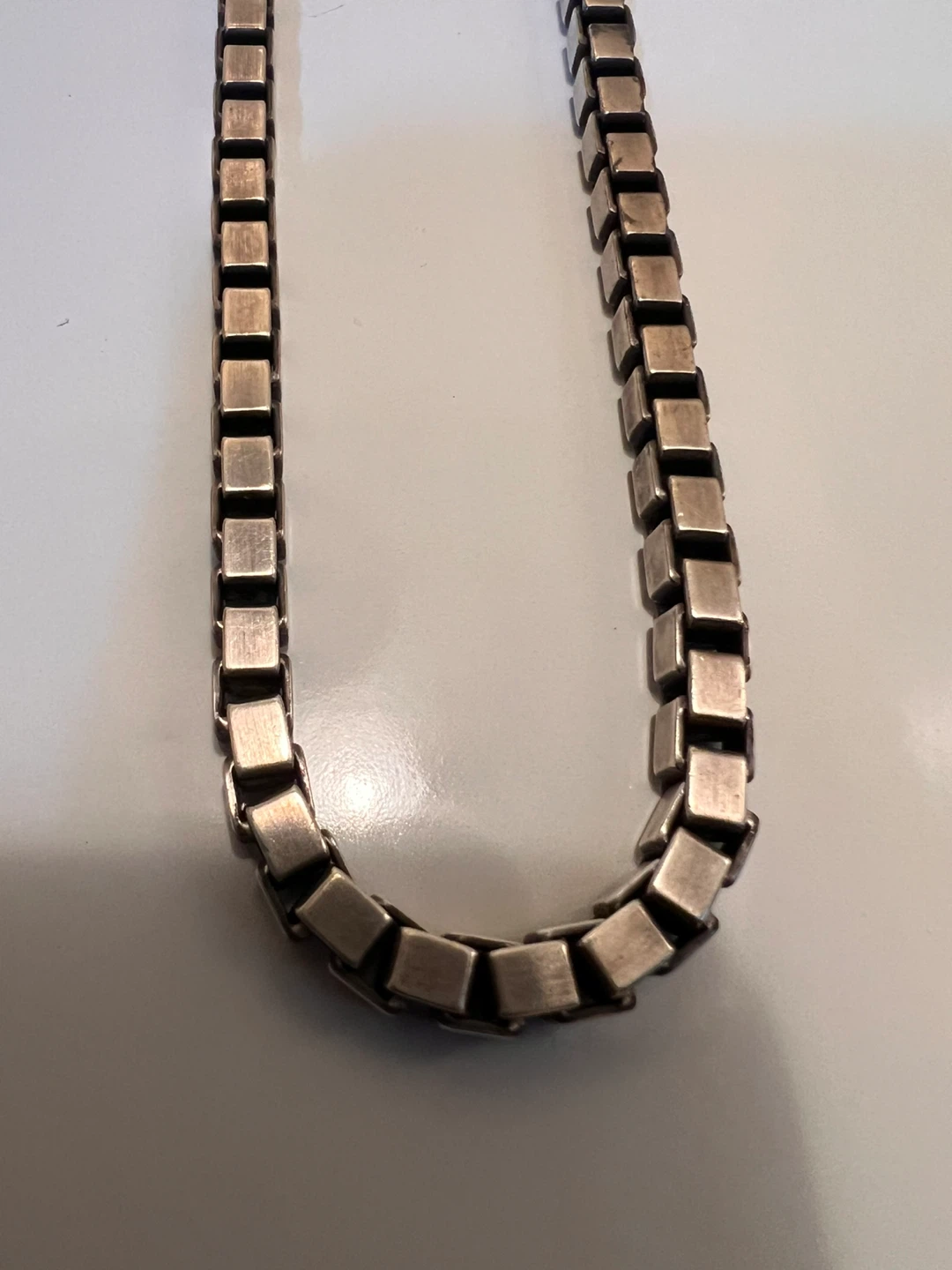 Men’s Sterling Silver Box Chain Necklace 100grams
