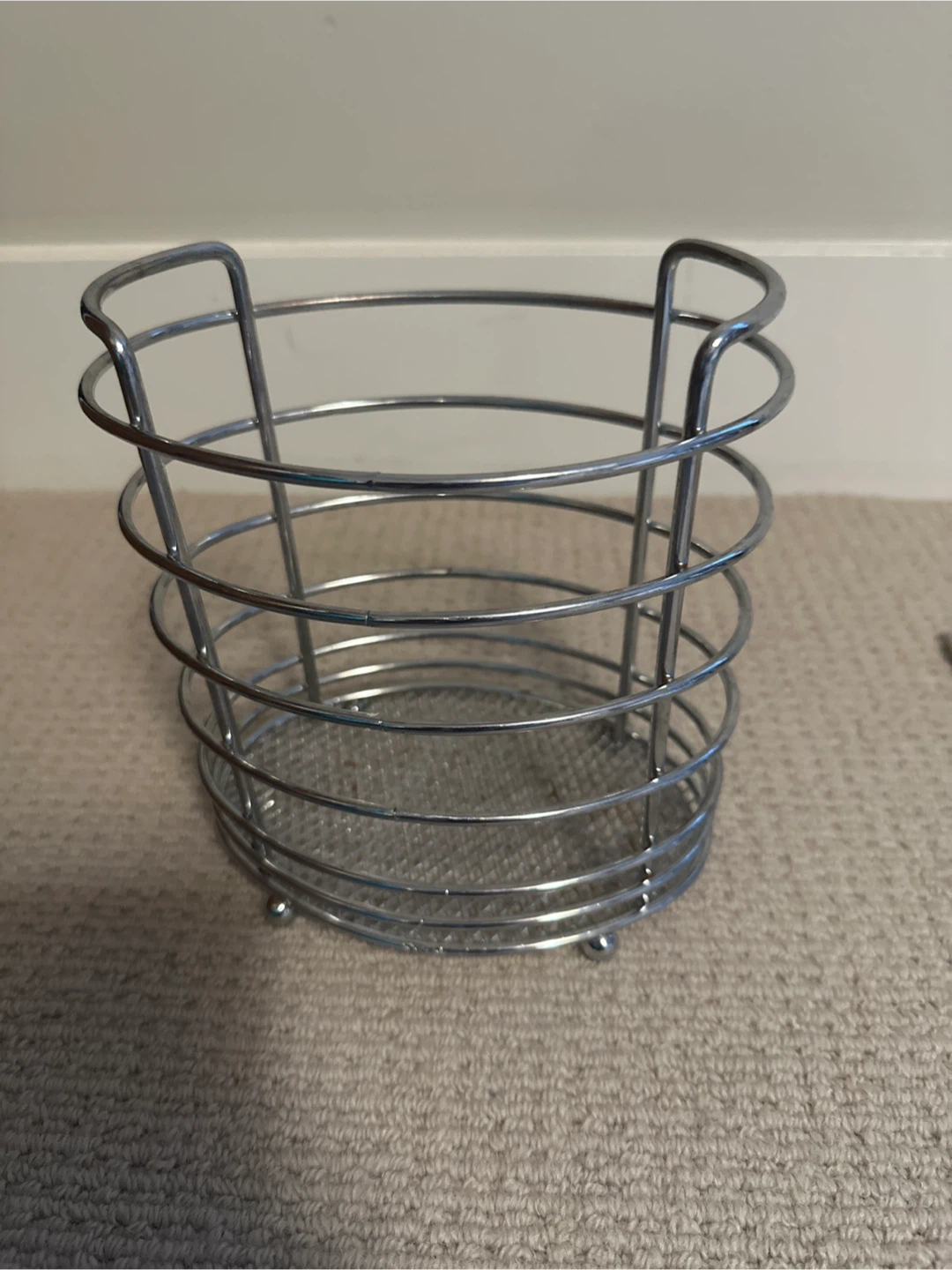 Silver Wire Utensil Holder