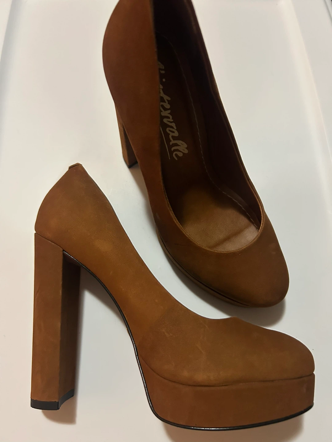 Brown Platform High Heel Shoes L’Intervalle - Size US 4